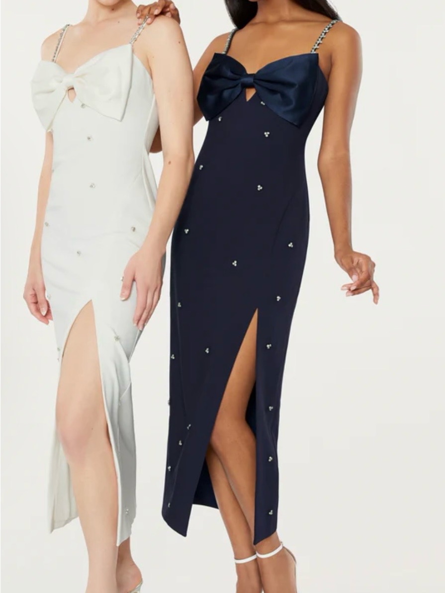 Likely Navy Domenica Dress Embellished
